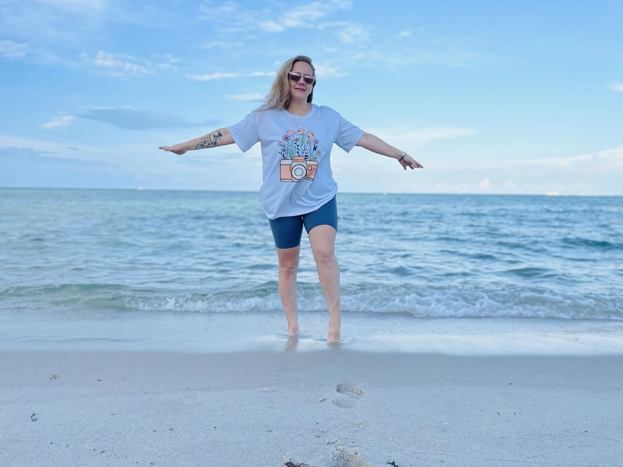 Mamá en la playa